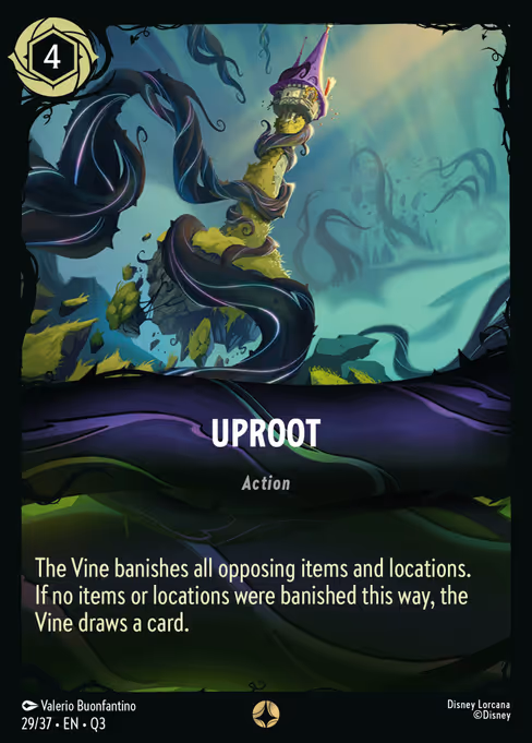 Uproot - Hunny Rescue – Illumineer's Quest Lorcana spoiler