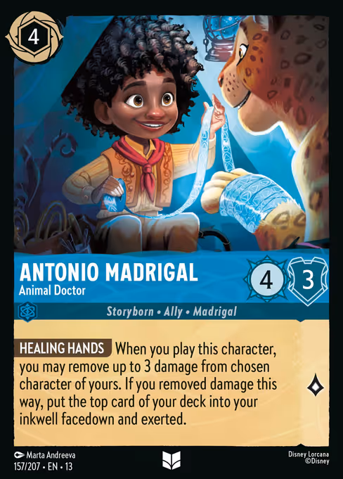Antonio Madrigal - Attack of the Vine! Lorcana spoiler