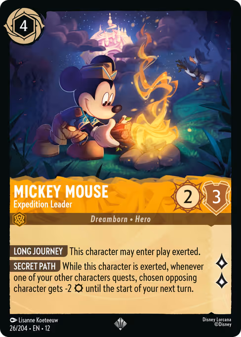 Mickey Mouse - Wilds Unknown Lorcana spoiler