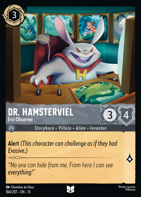 Dr. Hamsterviel - Attack of the Vine! Lorcana spoiler
