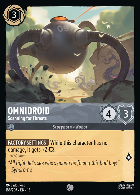 Omnidroid - Attack of the Vine! Lorcana spoiler