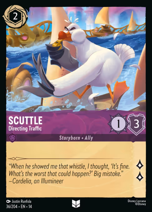 Scuttle - Hyperia City Lorcana spoiler
