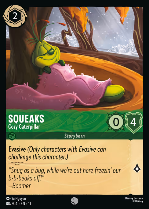 Squeaks - Winterspell Lorcana spoiler