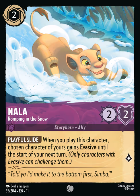 Nala - Winterspell Lorcana spoiler