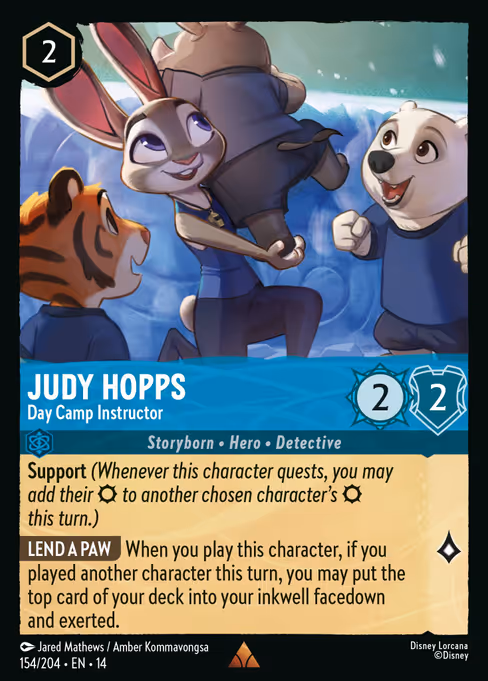 Judy Hopps - Hyperia City Lorcana spoiler