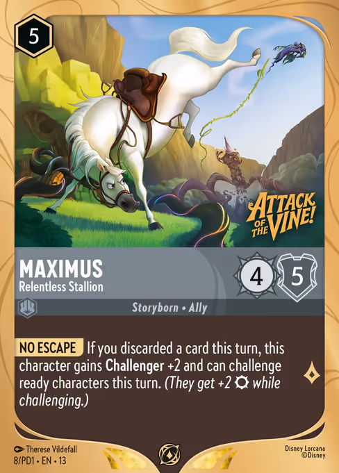 Maximus - PD1 Lorcana spoiler