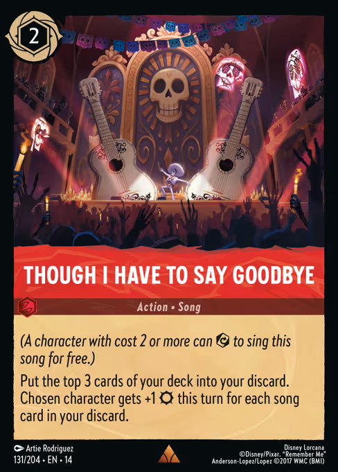 Though I Have to Say Goodbye - Hyperia City Lorcana spoiler