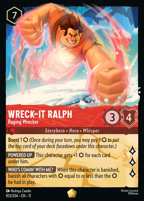 Wreck-it Ralph - Winterspell Lorcana spoiler
