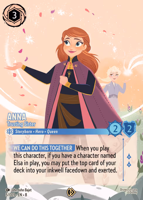 Anna - Curator's Collection: Heroines Edition Lorcana spoiler
