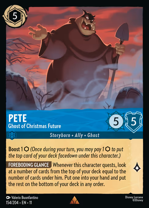 Pete - Winterspell Lorcana spoiler