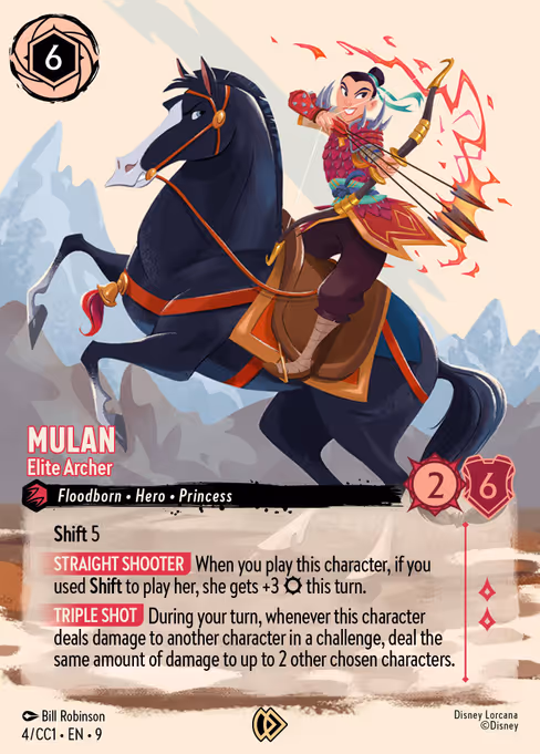 Mulan - Curator's Collection: Heroines Edition Lorcana spoiler