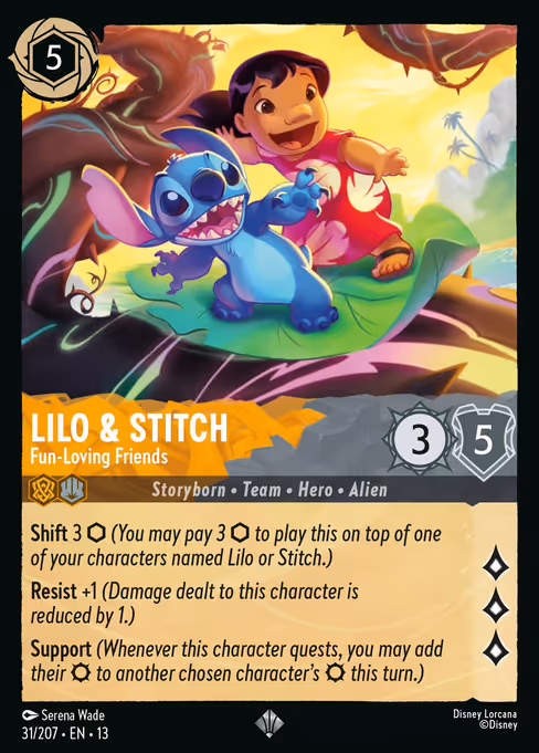 Lilo & Stitch - Attack of the Vine! Lorcana spoiler
