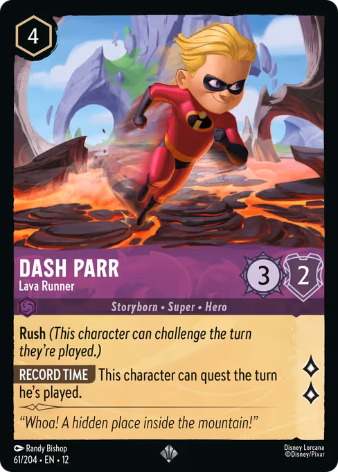 Dash Parr - Wilds Unknown Lorcana spoiler