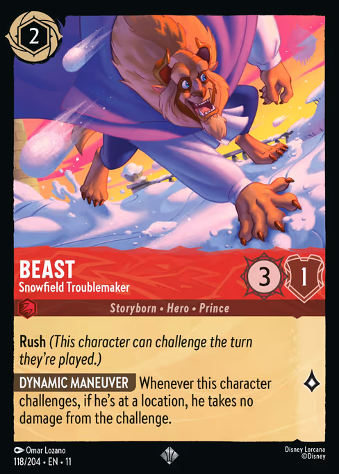 Beast - Winterspell Lorcana spoiler