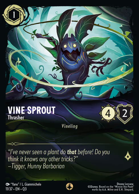 Vine Sprout - Hunny Rescue – Illumineer's Quest Lorcana spoiler