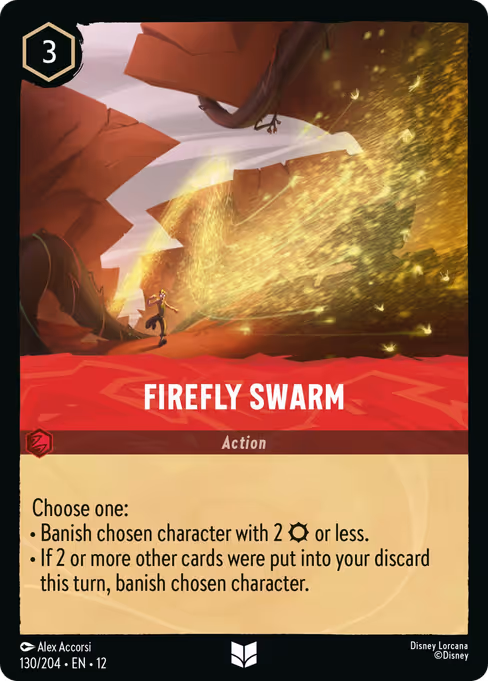 Firefly Swarm - Wilds Unknown Lorcana spoiler