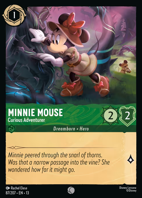 Minnie Mouse - Attack of the Vine! Lorcana spoiler
