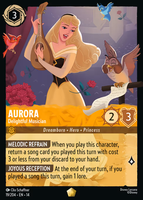 Aurora - Hyperia City Lorcana spoiler