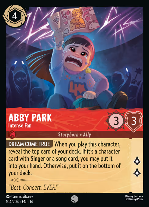 Abby Park - Hyperia City Lorcana spoiler
