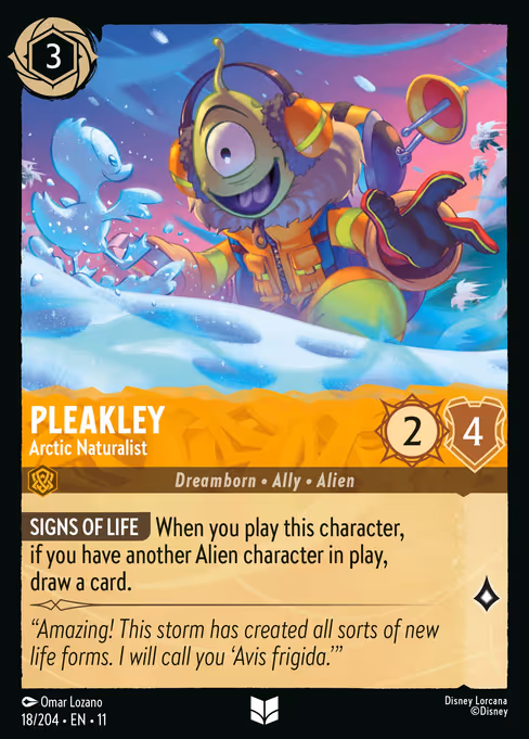 Pleakley - Winterspell Lorcana spoiler