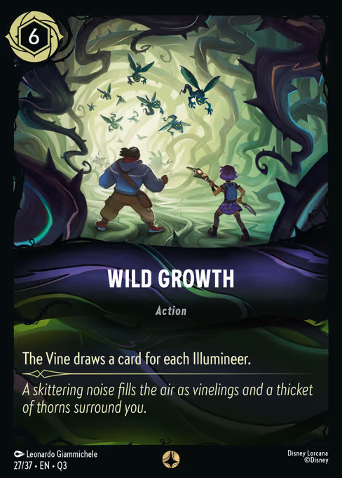 Wild Growth - Hunny Rescue – Illumineer's Quest Lorcana spoiler