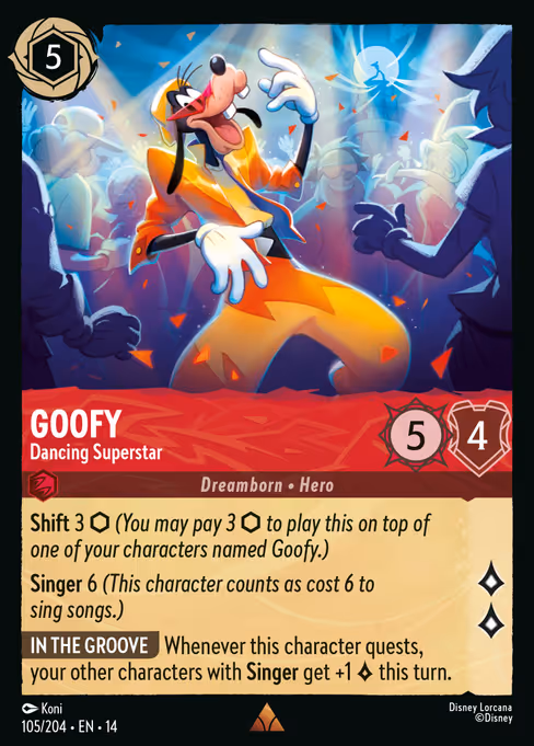 Goofy - Hyperia City Lorcana spoiler