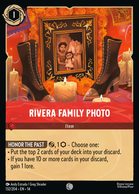 Rivera Family Photo - Hyperia City Lorcana spoiler