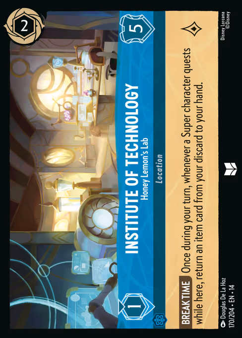 Institute of Technology - Hyperia City Lorcana spoiler