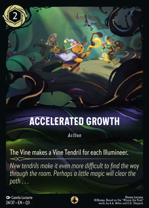 Accelerated Growth - Hunny Rescue – Illumineer's Quest Lorcana spoiler