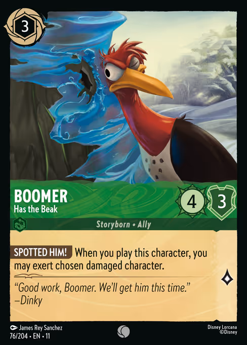 Boomer - Winterspell Lorcana spoiler