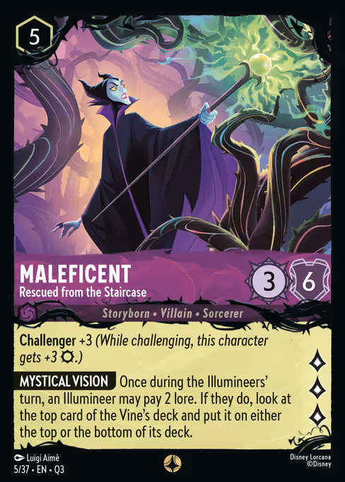 Maleficent - Hunny Rescue – Illumineer's Quest Lorcana spoiler