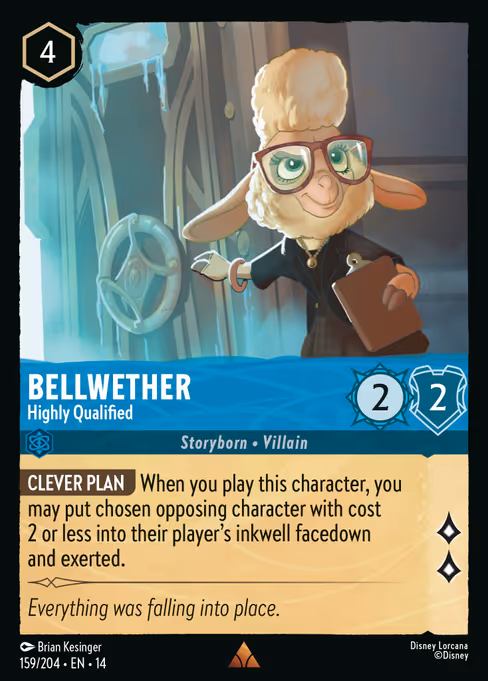 Bellwether - Hyperia City Lorcana spoiler