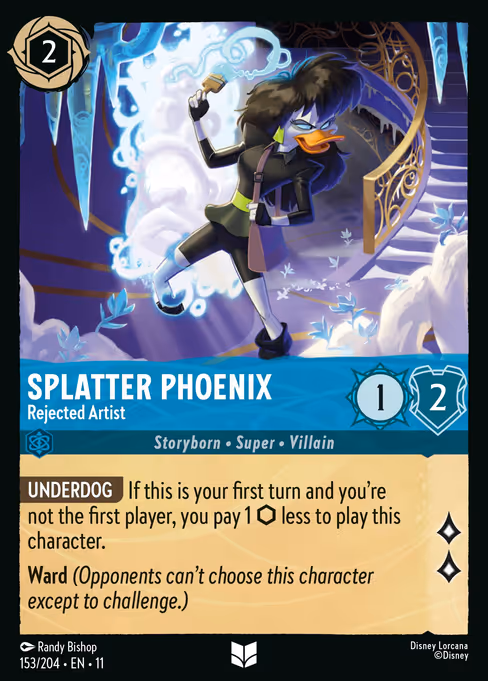 Splatter Phoenix - Winterspell Lorcana spoiler