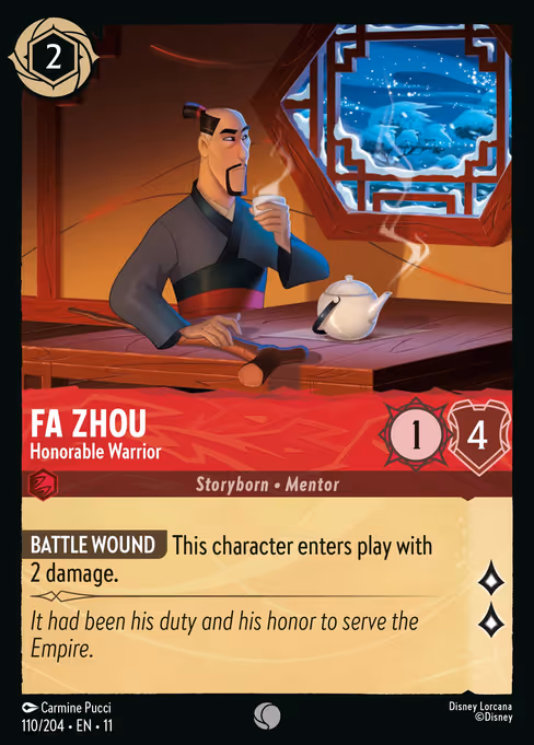 Fa Zhou - Winterspell Lorcana spoiler