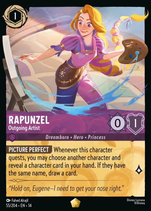 Rapunzel - Hyperia City Lorcana spoiler
