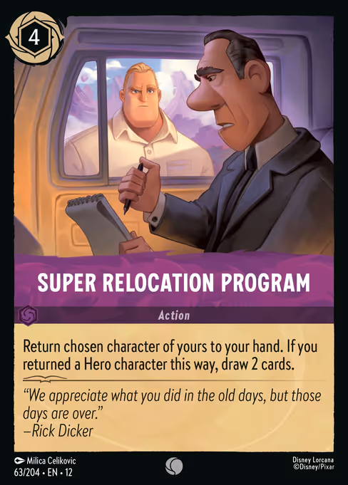 Super Relocation Program - Wilds Unknown Lorcana spoiler