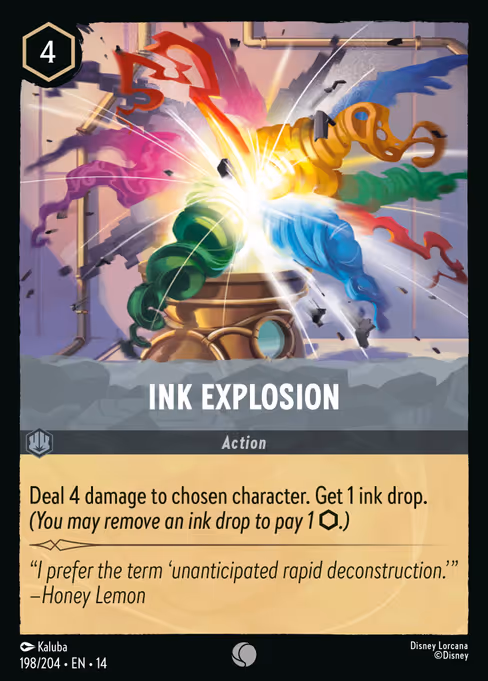 Ink Explosion - Hyperia City Lorcana spoiler