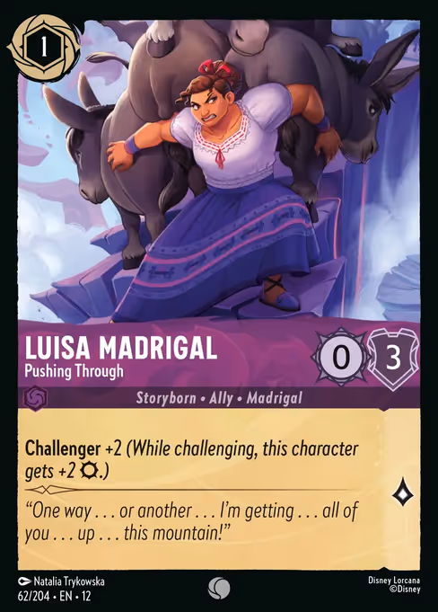 Luisa Madrigal - Wilds Unknown Lorcana spoiler