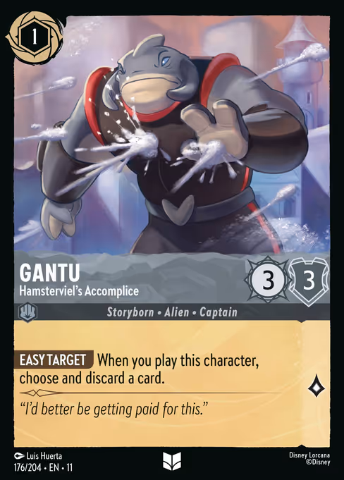 Gantu - Winterspell Lorcana spoiler
