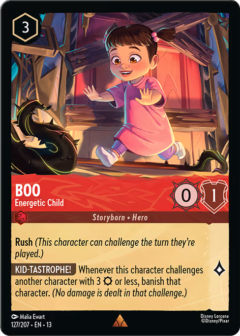 Boo - Attack of the Vine! Lorcana spoiler