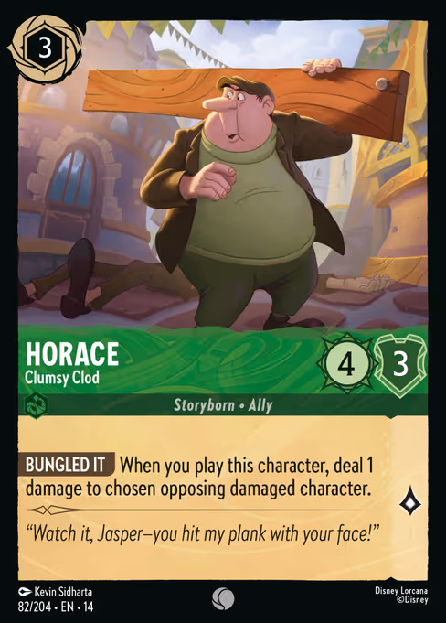 Horace - Hyperia City Lorcana spoiler