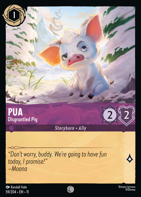 Pua - Winterspell Lorcana spoiler