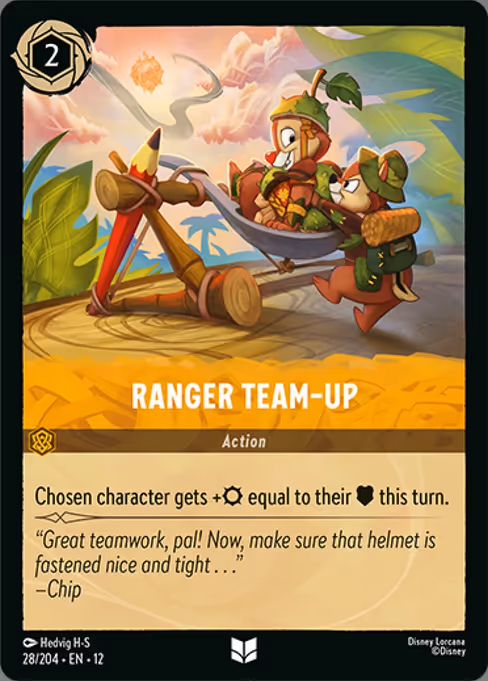 Ranger Team-up - Wilds Unknown Lorcana spoiler