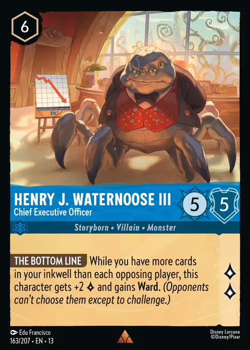 Henry J. Waternoose Iii - Attack of the Vine! Lorcana spoiler