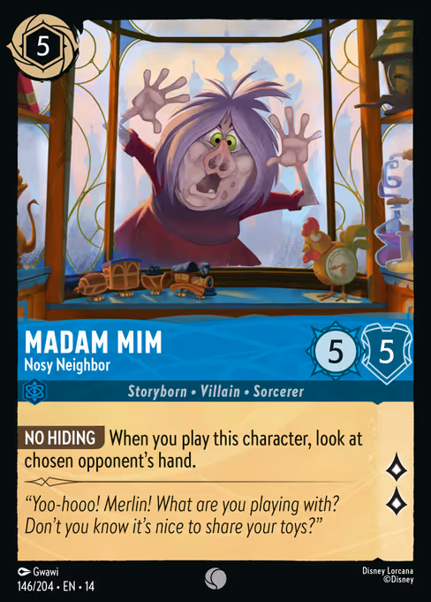 Madam Mim - Hyperia City Lorcana spoiler