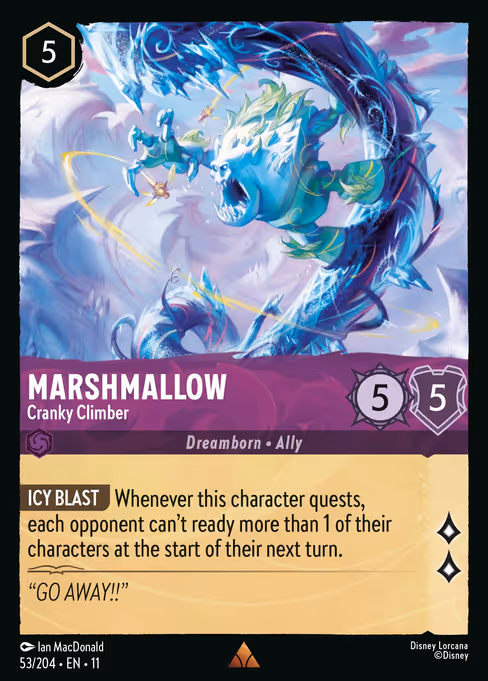 Marshmallow - Winterspell Lorcana spoiler