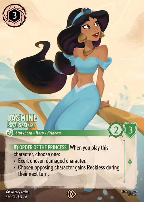 Jasmine - Curator's Collection: Heroines Edition Lorcana spoiler