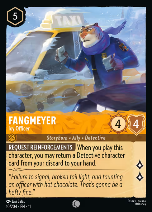 Fangmeyer - Winterspell Lorcana spoiler