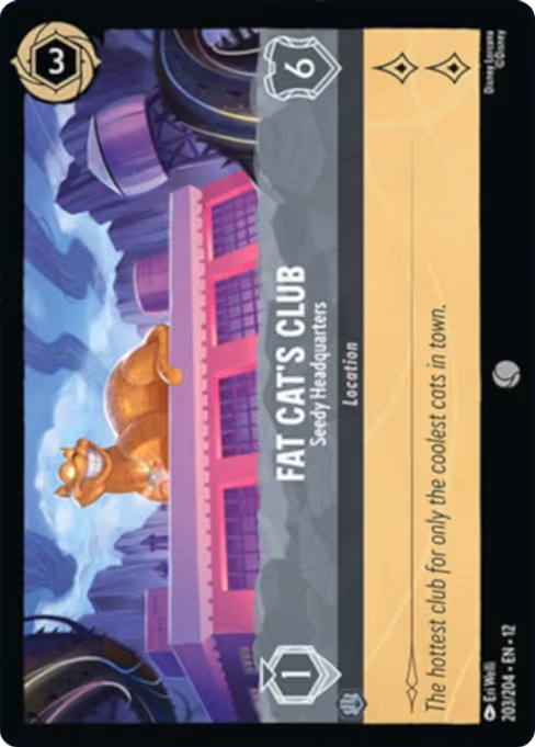 Fat Cat's Club - Wilds Unknown Lorcana spoiler