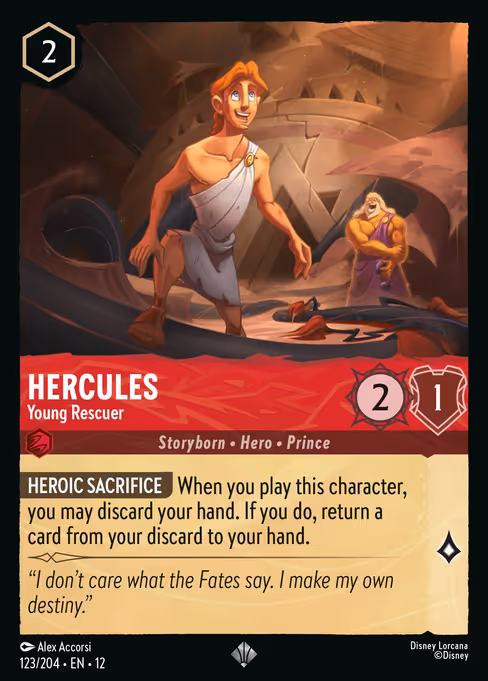 Hercules - Wilds Unknown Lorcana spoiler